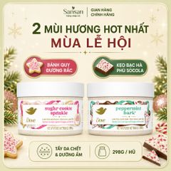 Dove Body Scrub Limited Edition 298g Tẩy Tế Bào Chết Dưỡng Ẩm Toàn Thân Sugar Cookie Sprinkle & Peppermint Bark