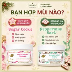 Dove Body Scrub Limited Edition 298g Tẩy Tế Bào Chết Dưỡng Ẩm Toàn Thân Sugar Cookie Sprinkle & Peppermint Bark