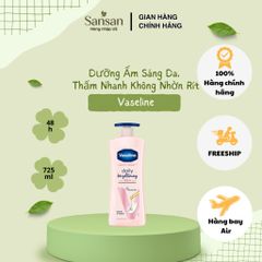 Sữa Dưỡng Thể Vaseline Healthy Bright Daily Brightening 725ml Dưỡng Ẩm Sáng Da, Thấm Nhanh Không Nhờn Rít