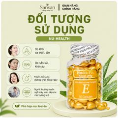 Tinh Dầu Dưỡng Ẩm Aloe Vera Vitamin E Nu-Health 90 Viên Nang Mỹ - Cấp Ẩm Da Khô, Làm Mềm Da, Dùng Hàng Ngày