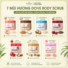 Dove Body Scrub 425g Tẩy Tế Bào Chết Toàn Thân Dưỡng Ẩm Mịn Da Nhiều Mùi