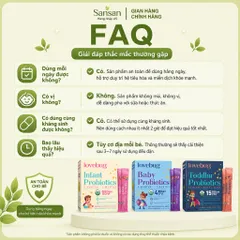 Men Vi Sinh Lovebug Probiotics Cho Trẻ Sơ Sinh & Trẻ Nhỏ – Hữu Cơ USDA | Hỗ Trợ Tiêu Hóa & Miễn Dịch
