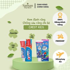 Kem Đánh Răng Trẻ Em Crest Kids Chống Sâu Răng Color Changing /Sparkle Fun Cho Bé Từ 2 tuổi