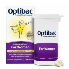 Men Vi Sinh Optibac Intimate Flora for Women [Optibac Tím] 30 & 90 viên - S/P Chuẩn UK