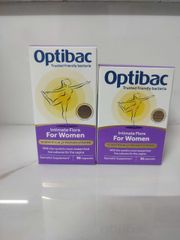 Men Vi Sinh Optibac Intimate Flora for Women [Optibac Tím] 30 & 90 viên - S/P Chuẩn UK