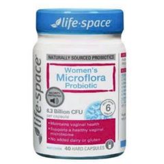 Men Vi Sinh Life•Space Women's Microflora Probiotic 40 viên - S/P Chuẩn Úc