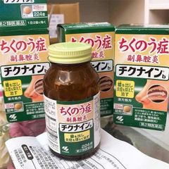 Viên Uống Kobayashi Chikunain 56 Viên Nhật Bản Chính Hãng | Hỗ Trợ Cải Thiện Nghẹt Mũi, Chảy Nước Mũi & Chăm Sóc Mũi Xoang