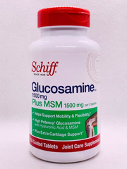 Viên uống bổ khớp Schiff Glucosamine 1500mg, MSM và Hyaluronic Acid 150 viên