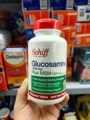 Viên uống bổ khớp Schiff Glucosamine 1500mg, MSM và Hyaluronic Acid 150 viên