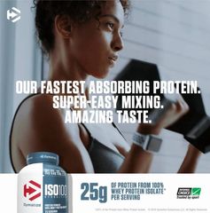 Dymatize ISO100 Hydrolyzed Whey Protein Isolate 20 Servings - Tăng cơ phục hồi sức khỏe, sản xuất tại Mỹ