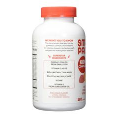 Kẹo Smarty Pants Kids Complete - Vitamin Plus Omega 3, Vitamin D3 và vitamin B12, giúp trẻ thông minh hơn, sản xuất tại Mỹ