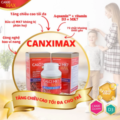 Viên Uống Bổ Sung Canxi Tảo Biển Đỏ Calci Mk7 Max - Hỗ Trợ Sức Khỏe Xương Khớp Vitamin D3, K2 - 60 Viên