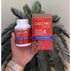 Viên Uống Bổ Sung Canxi Tảo Biển Đỏ Calci Mk7 Max - Hỗ Trợ Sức Khỏe Xương Khớp Vitamin D3, K2 - 60 Viên