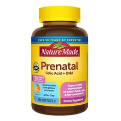 Nature Made Prenatal Multi + DHA - Vitamin cho mẹ bầu, hỗ trợ phát triển toàn diện cho mẹ và bé, sản xuất tại Mỹ