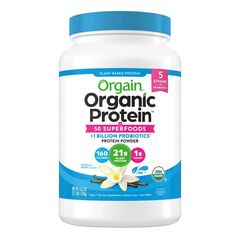 Orgain Organic Protein Superfoods - Bổ sung protein, cung cấp năng lượng, hỗ trợ tiêu hóa, tăng cường sức khỏe tổng thể, sản xuất tại Mỹ
