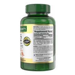 Nature’s Bounty Vitamin B12 2500mcg - Bổ sung Vitamin B12, giảm cảm giác mệt mỏi, hỗ trợ làn da tươi sáng và làm chậm quá trình lão hóa, sản xuất tại Mỹ