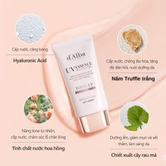 Kem chống nắng d' Alba nâng tông da UV Essense Waterfull Tone-up Sun Cream SPF 50+ 50ml