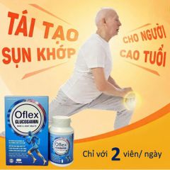 Viên uống Oflex-Glucosamin cho gân cốt chắc khỏe, thoải mái vận động (Hộp 60 viên)