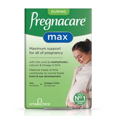 [Mẫu Mới] Viên Bổ Sung Vitamin & Khoáng Chất Cho Phụ nữ Mang Thai - Vitabiotics Pregnacare Max - 84 viên - S/P Chuẩn UK 