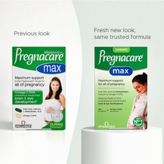 [Mẫu Mới] Viên Bổ Sung Vitamin & Khoáng Chất Cho Phụ nữ Mang Thai - Vitabiotics Pregnacare Max - 84 viên - S/P Chuẩn UK 