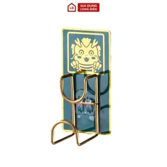Móc Dán Tường Treo Chậu Thau Thớt Đồ Dùng Phòng Tắm Nhà Bếp - Inox Thép Không Gỉ Keo Dính Siêu Chắc