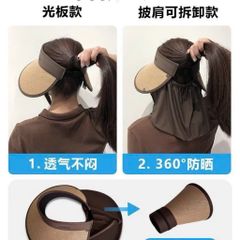 Mũ Cót Vành Rộng Đi Biển Cao Cấp - Nón Cót Nữ Phối Dây Nơ Ren Thêu Hoa Vintage Gấp Gọn Siêu Xinh