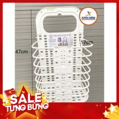 Rổ Đựng Đồ Treo Cạnh Máy Giặt - Kèm Móc Dính Cực Chắc, Tiện Lợi