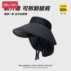 Mũ Cót Vành Rộng Đi Biển Cao Cấp - Nón Cót Nữ Phối Dây Nơ Ren Thêu Hoa Vintage Gấp Gọn Siêu Xinh