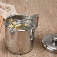 Ca Lọc Dầu Ăn Có Lưới Lọc Inox 304 - Dung Tích 1,2 Lít, Tiện Lợi Cho Mọi Nhà Bếp