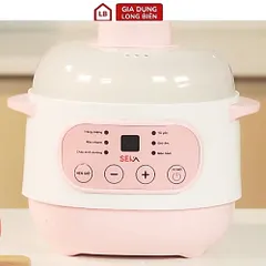 Nồi Nấu Cháo Chậm Seka Chính Hãng Cao Cấp - Dung Tích 1L, Đa Năng và Tiện Lợi