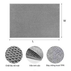 Thảm Chùi Chân 40x60cm - Giá Tốt, Hàng Mới