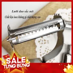 Nạo rau củ quả inox 2in1 không gỉ dụng cụ nhà bếp tiện lợi