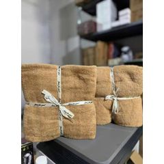 Combo 2 Khăn Tắm Lông Cừu Xuất Khẩu Khổ Lớn 70x140cm Siêu Thấm Hút - Mềm Mại Không Ra Lông - Quà Tặng Sang Trọng