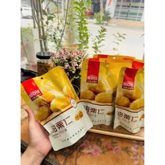 Combo 3 Gói Hạt Dẻ Trùng Khánh Tách Vỏ Yikoujia (100g/gói) - Hạt Dẻ Hấp Thơm Ngon, Ăn Liền Tiện Lợi