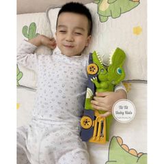 Đồ Chơi Xe Khủng Long Nuốt Ô Tô Con Cỡ Lớn Kèm 6 Xe Hợp Kim, Xe Tải Khủng Long Ăn Ô Tô Có Đường Trượt Vui Nhộn Cho Bé