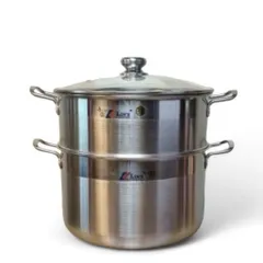 Bộ Nồi Hấp Nắp inox 28cm - Dùng Được Bếp Từ, Thanh Lý Giá Rẻ