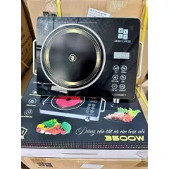 Bếp Hồng Ngoại MISU LOUIS 3500W Cao Cấp - Không Kén Nồi, Mặt Kính Cường Lực, Có Quai Cầm, Hẹn Giờ Thông Minh
