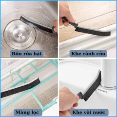 Bàn chải vệ sinh khe hở góc chết đa năng nhỏ gọn tiện lợi 24cm
