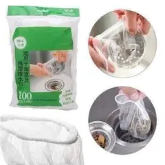 Combo 300 Túi Lọc Rác Bồn Rửa Bát Siêu Tiện Lợi - Lưới Lọc Rác Thông Minh Co Giãn Chống Tắc Nghẽn Bồn Rửa