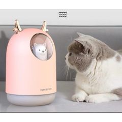 Máy Phun Sương Tạo Ẩm Mini Cắm Điện USB Hình Thú Cực Đáng Yêu - Máy Khuếch Tán Tinh Dầu Phòng Ngủ, Ô Tô