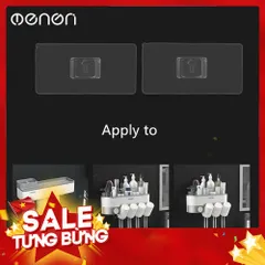 Miếng Dán Tường thay thế cho kệ nhà tắm oenon bộ nhả kem  phù hợp với nhiều loại kệ 1,2,3,4,5 cốc