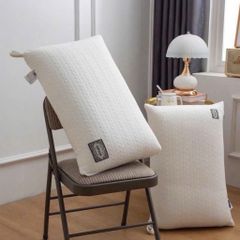 Combo 2 Ruột Gối Nằm Cao Cấp DEEP SLEEP - Cặp Gối Ngủ Chống Đau Vai Gáy, Bông Đậu Nành Kháng Khuẩn Ép Chân Không