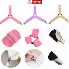Combo 4 Kẹp Ga Giường Chống Tụt - Giữ Ga Chắc Chắn, Tiện Lợi