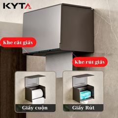 Hộp Đựng Giấy Vệ Sinh KYTA K8520 - Hợp Kim Nhôm Không Han Rỉ, Tiện Lợi