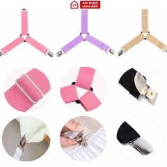 Combo 4 Kẹp Ga Giường Chống Tụt - Giữ Ga Chắc Chắn, Tiện Lợi