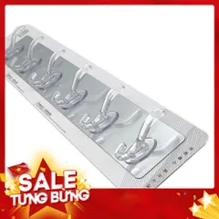 Thanh 6 Móc Dán Tường Siêu Dính Trong Suốt - Tiện Lợi và Sang Trọng
