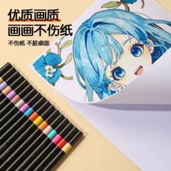 Bút Marker Acrylic Đầu Mềm 120 Màu, Bút Sơn Acrylic Vẽ Trên Mọi Chất Liệu Gỗ, Sứ, Vải, Giày - Tặng Kèm Thùng Đựng