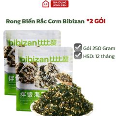 Combo 5 Gói Rong Biển Ăn Liền Chính Hãng Bibizan - Siêu Ngon Gói 250g