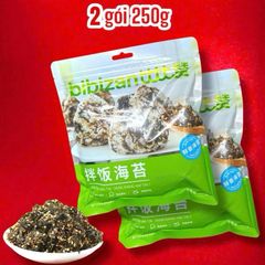 Combo 5 Gói Rong Biển Ăn Liền Chính Hãng Bibizan - Siêu Ngon Gói 250g