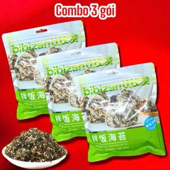 Combo 5 Gói Rong Biển Ăn Liền Chính Hãng Bibizan - Siêu Ngon Gói 250g